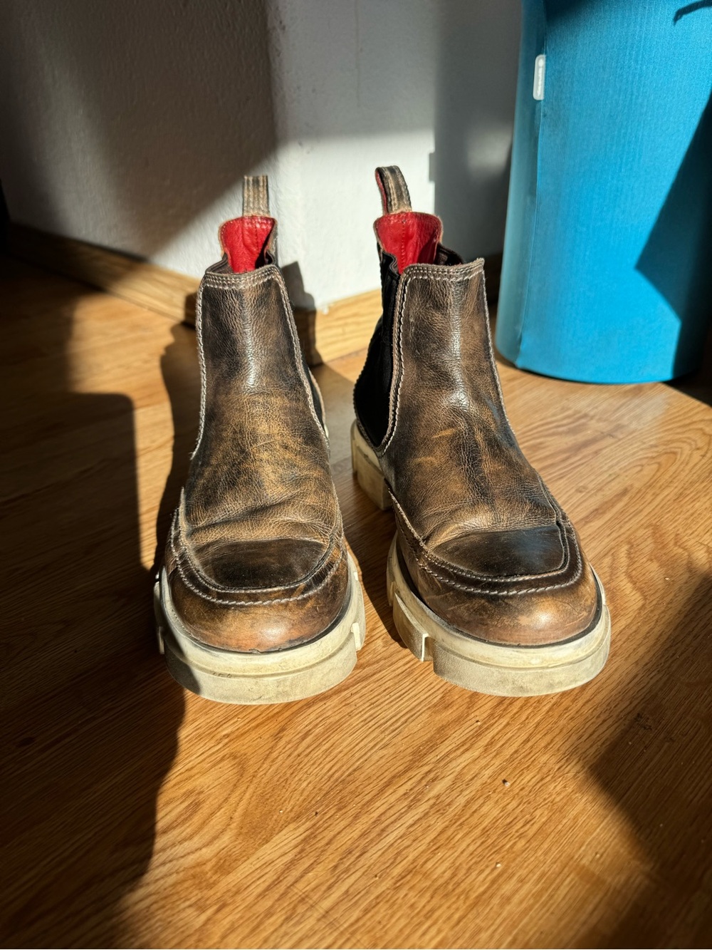 Bed Stü Slip-on Leather Boots